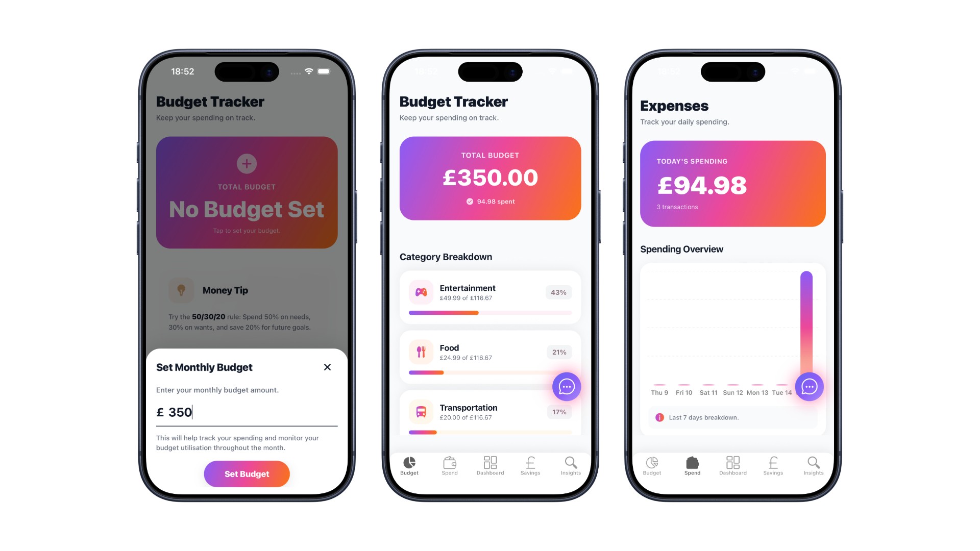 PennyPerch app mockup